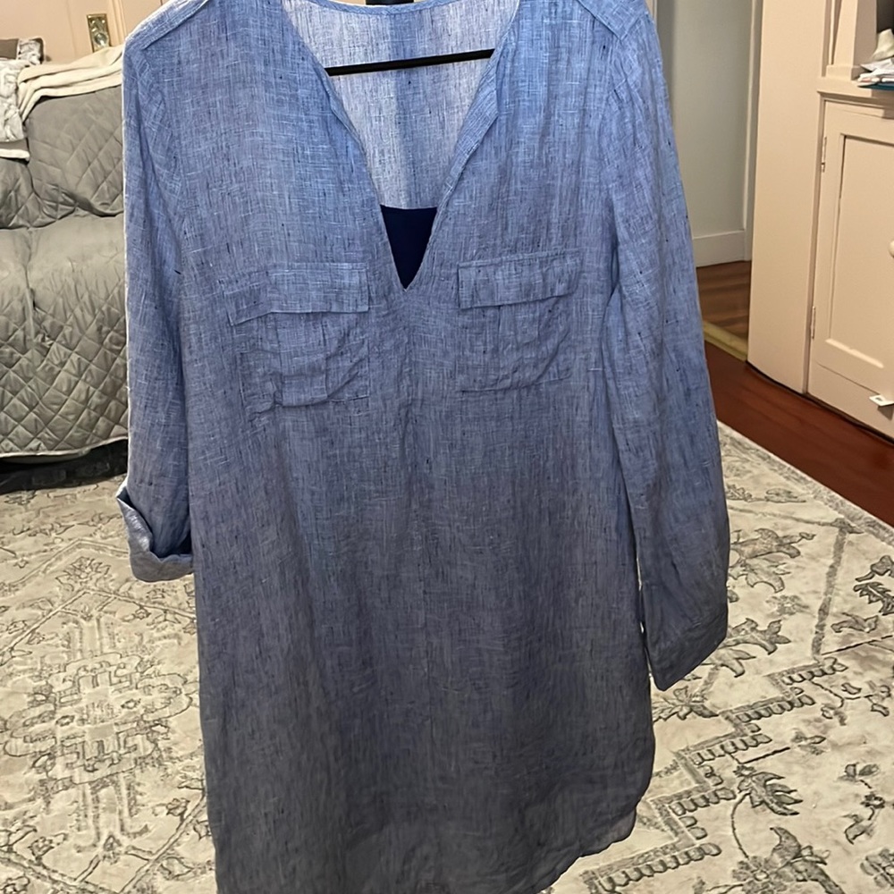 Joie  Long Sleeve Shirt Dress